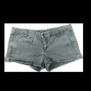 Express shorts size 4 olive green